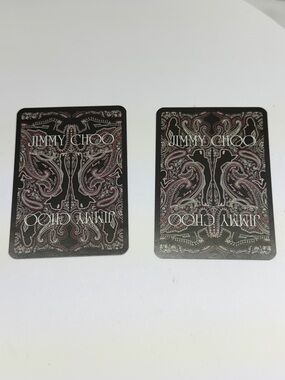 Jimmy Choo Black Playing Cards (2)